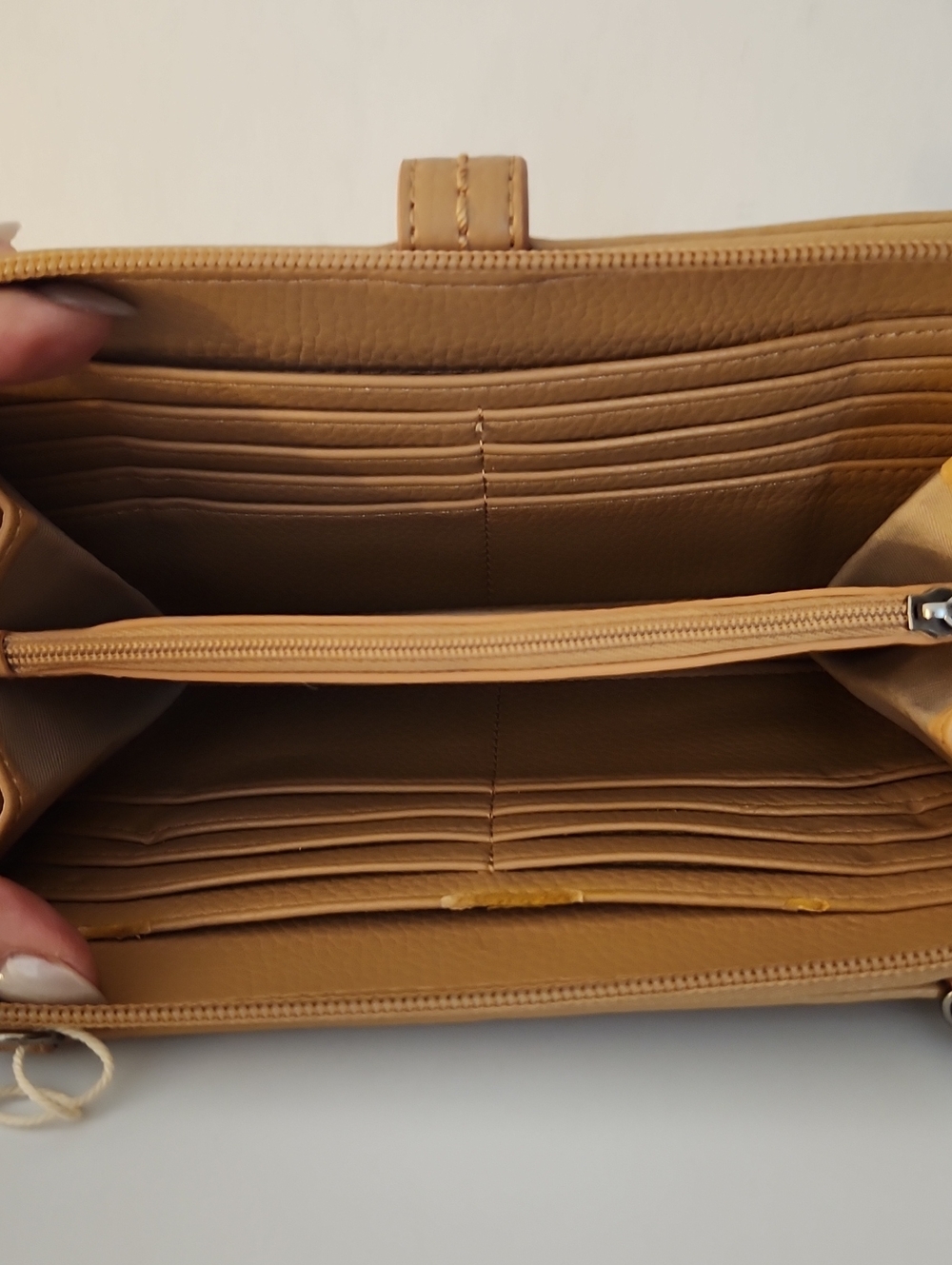 The Sak Crossbody Wallet in Tan - Picture 10 of 11